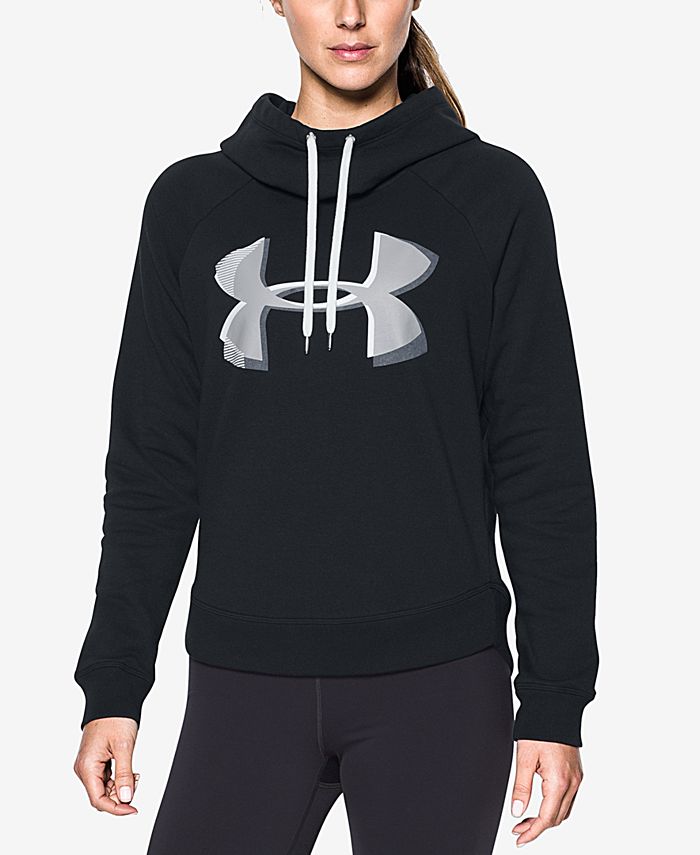 Under Armour Favorite Exploded-Logo Hoodie & Reviews - Tops - Women ...