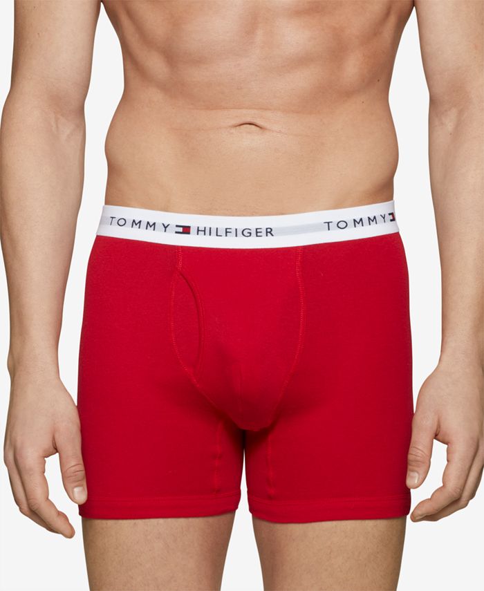 Tommy Hilfiger Women's 3-Pk. Logo Thong Underwear R91T002 - Macy's