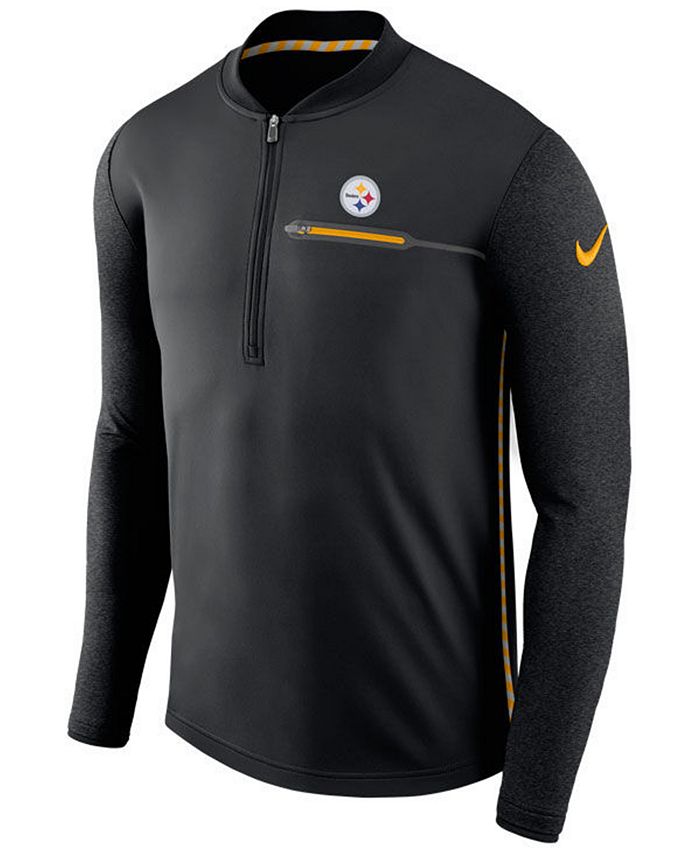 Nike Men's Pittsburgh Steelers Coaches Quarter-Zip Pullover & Reviews ...