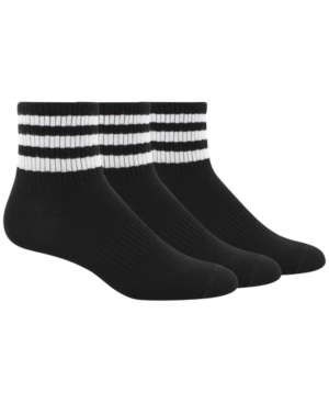 UPC 888254006876 product image for adidas Originals 3-Pk. Cotton ClimaLite Quarter Socks | upcitemdb.com