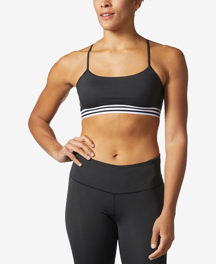 adidas ClimaLite® Cross-Back Low-Support Compression Sports Bra