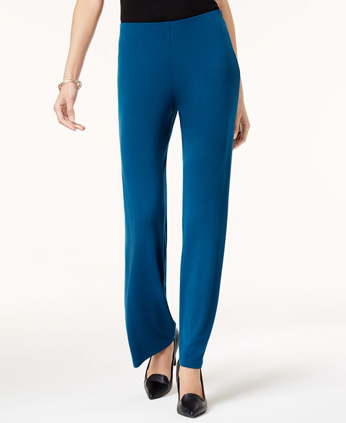 Alfani Knit Wide-Leg Trousers, Created for Macy's & Reviews - Pants ...