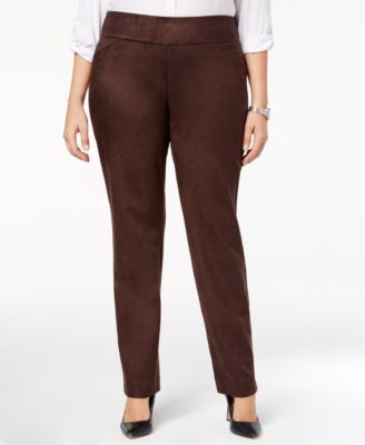 Faux-Suede Pants 