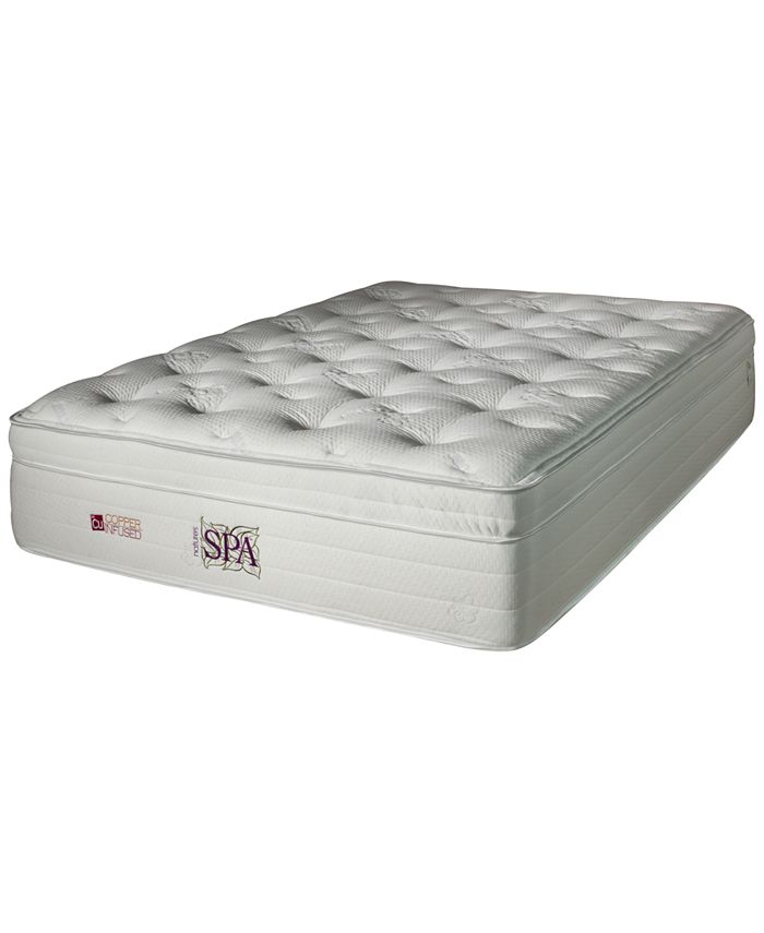 Nature's Spa by Paramount Jazmine Latex 17'' Ultra Plush Euro Pillow Top Mattress- Twin XL