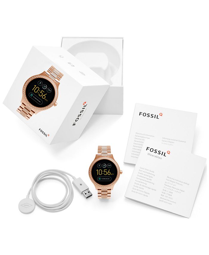 fossil gen 3 rose gold smartwatch