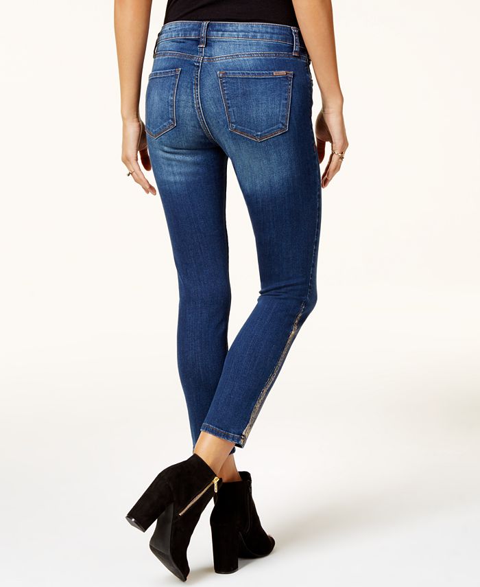 STS Blue Piper Gold Foil Skinny Jeans Macy's