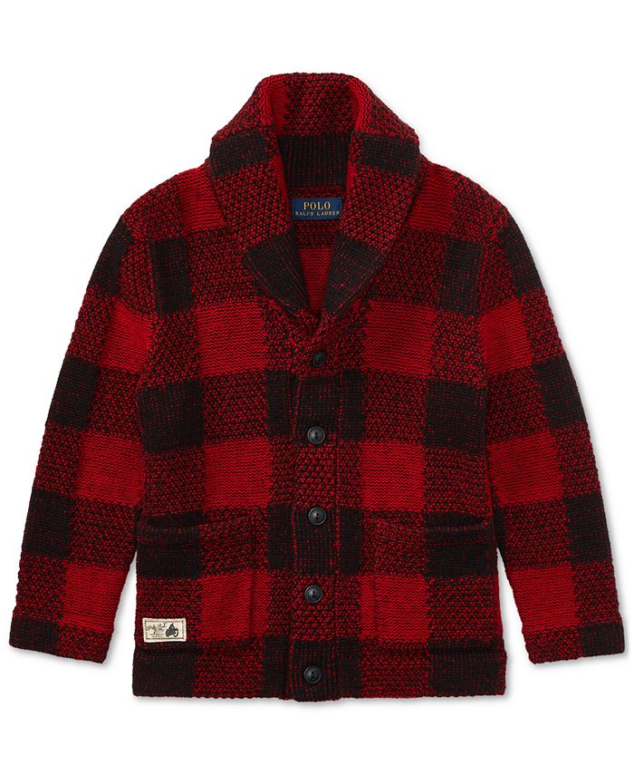 Polo Ralph Lauren Ralph Lauren Checked Cardigan, Little Boys Macy's