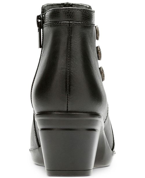 macys clarks booties