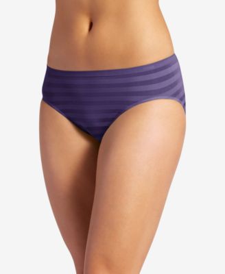 Seamfree Matte and Shine Hi-Cut Underwear 1306, Extended Sizes
