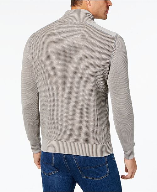 Tommy Bahama Men's Coastal Shores Knit QuarterZip Sweater & Reviews
