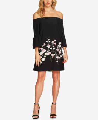 CeCe Off The Shoulder Shift Dress Macy s