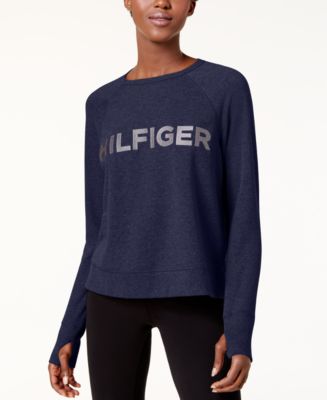 Tommy Hilfiger Embroidered Logo Sweatshirt, Created for Macy's - Macy's