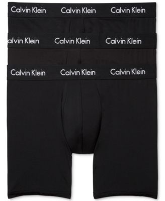 mens black calvin klein boxers