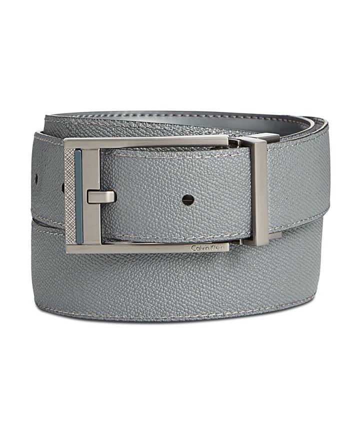Calvin Klein - Men's Leather Stitched Casual Belt
