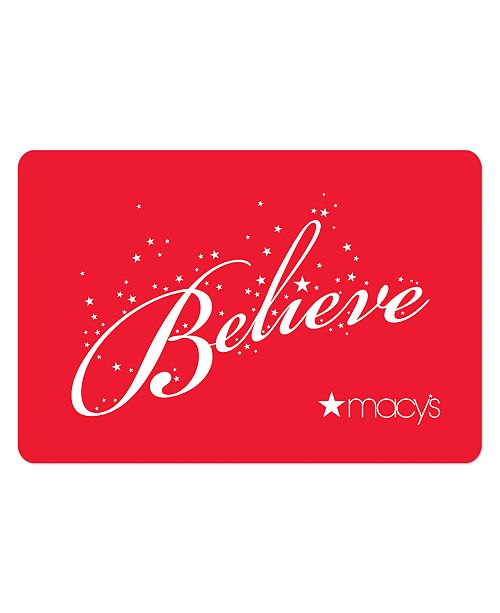 Believe Gift Card With Letter