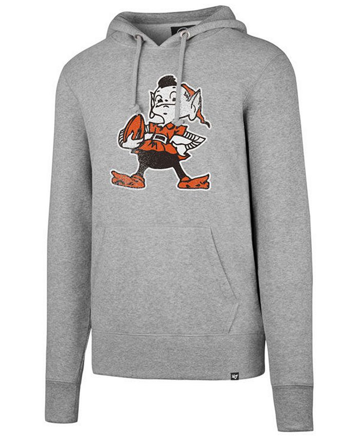'47 Brand Men's Cleveland Browns Retro Knockaround Hoodie - Macy's
