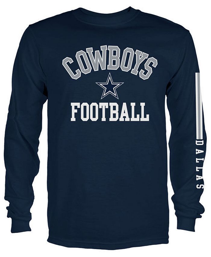 Authentic NFL Apparel Men's Dallas Cowboys Spread Formation Long Sleeve ...