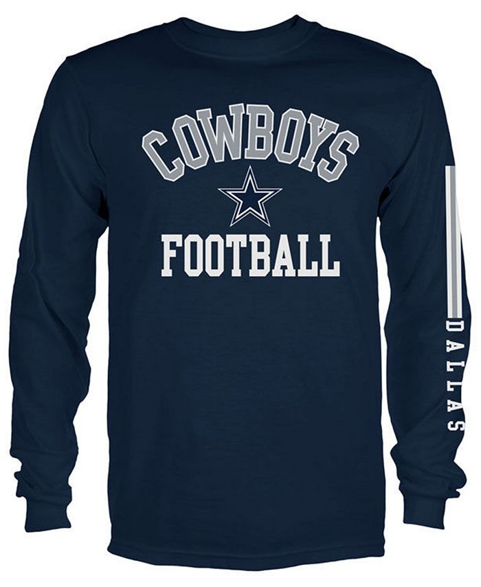 Authentic NFL Apparel Men's Dallas Cowboys Spread Formation Long Sleeve