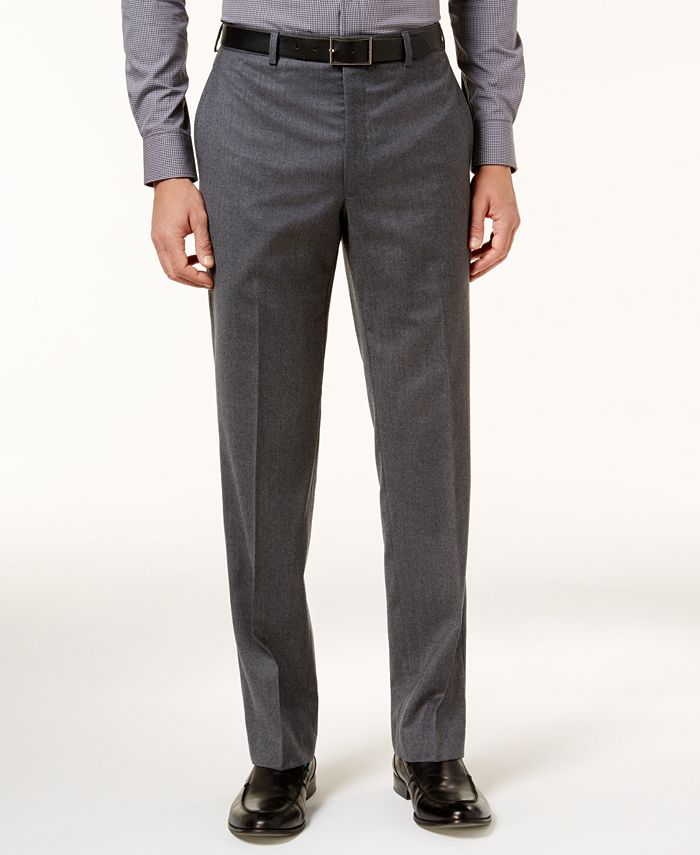 Lauren Ralph Lauren Men's Classic-Fit Flannel Dress Pants - Macy's