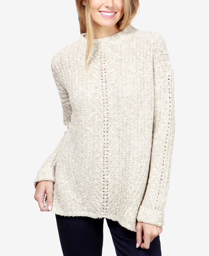 Lucky Brand OpenKnit CrewNeck Sweater & Reviews Sweaters Women