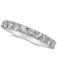 Diamond Gold Band (1 ct. t.w.) in 14k White, Yellow or Rose Gold