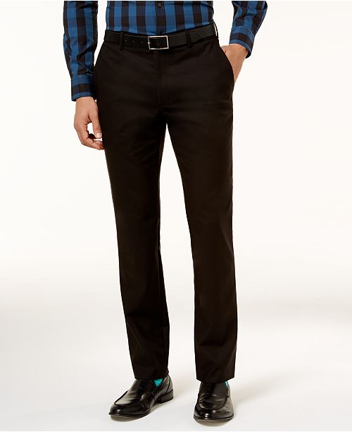 Alfani Men S Slim Fit Stretch Pants Created For Macy S Reviews