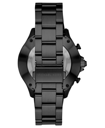 Michael Kors Access Men s Reid Black Stainless Steel Hybrid Smart
