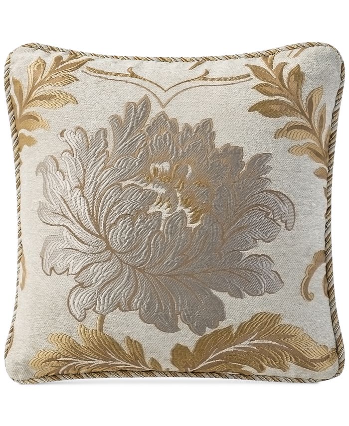 Waterford - Ansonia Ivory 18" Square Decorative Pillow