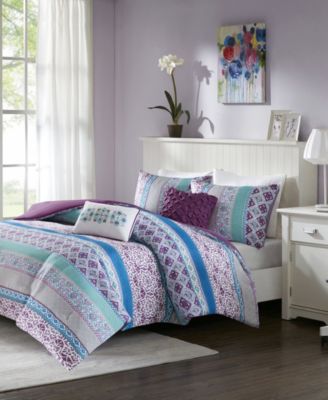 Joni Reversible 5-Pc. Comforter Set, Full/Queen