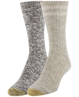 Gold Toe - Women's 2-Pk. Textured Crew Socks