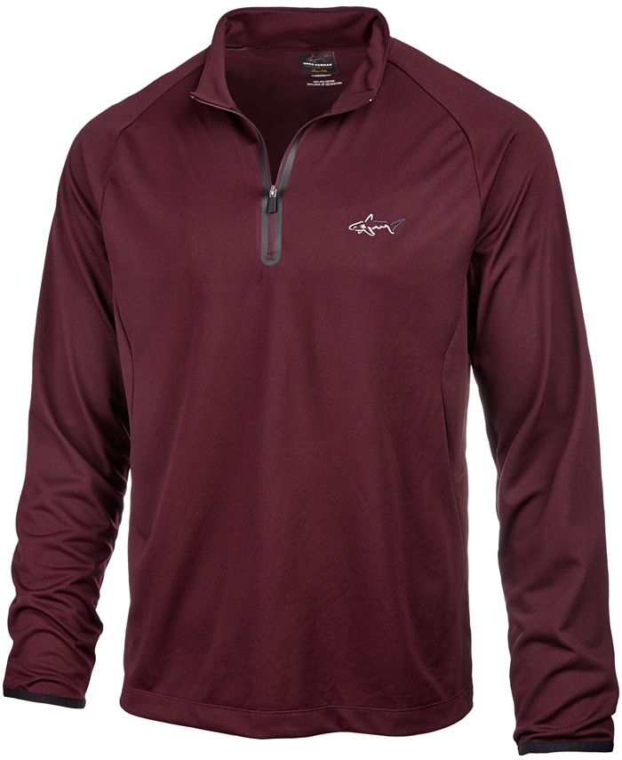 Greg Norman Men s Piqu Quarter Zip Sweatshirt Created for Macy s