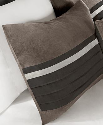 Palmer Faux-Suede7-Pc. Comforter Set, Queen