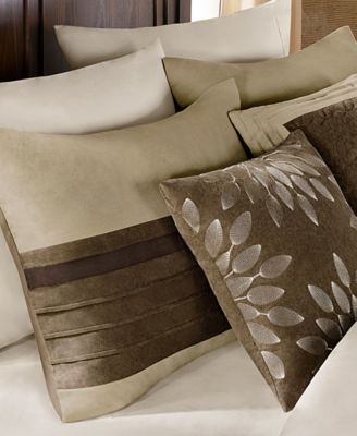 Palmer Faux-Suede 7-Pc. Comforter Sets