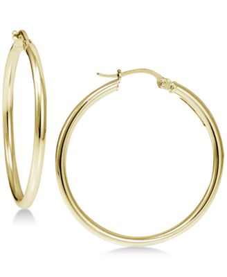Giani Bernini - Polished Hoop Earrings in 18k Gold-Plated Sterling Silver