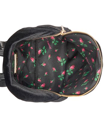 Betsey johnson velvet backpack top