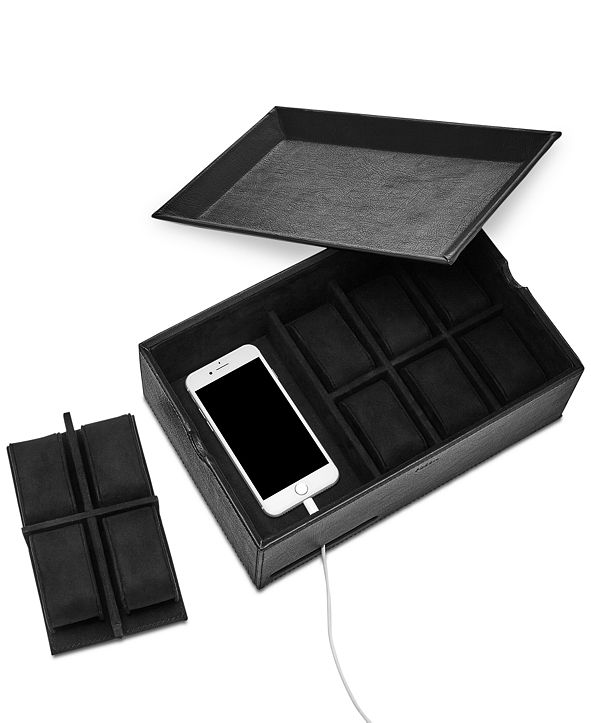 Fossil Men's Large Leather Watch Box & Reviews All Accessories Men