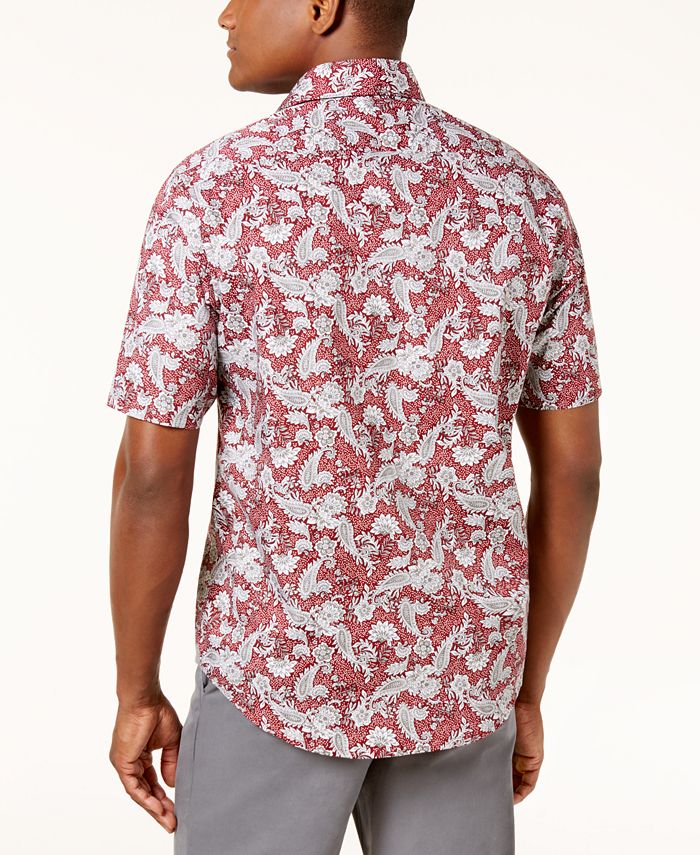 Tasso Elba Men's Paisley-Print Shirt, Created for Macy's & Reviews ...