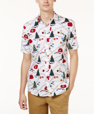 American Rag - Men's Slim-Fit Sneaky Snake Shirt