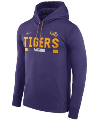 Nike Men's LSU Tigers Therma-Fit Sideline Hoodie - Macy's