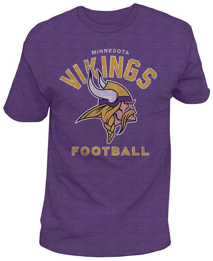 Authentic NFL Apparel Men's Minnesota Vikings Midfield Retro T