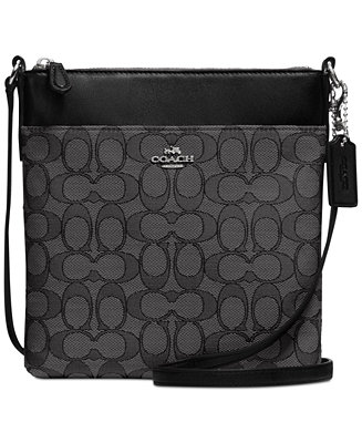 COACH Courier Crossbody in Signature Fabric - Handbags & Accessories - Macy&#39;s