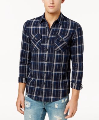 American Rag - Men's Ayden Geometric Plaid Shirt
