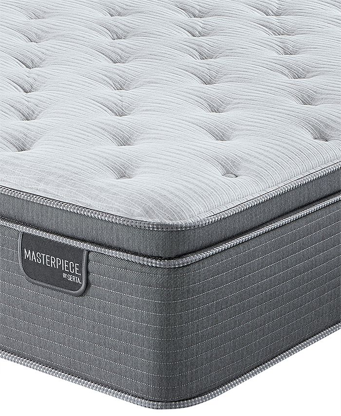 Serta CLOSEOUT! Masterpiece Leopold 15.5'' Plush Euro Pillow Top