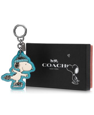COACH Peanuts' Boxed Snoopy Bag Charm - Macy's