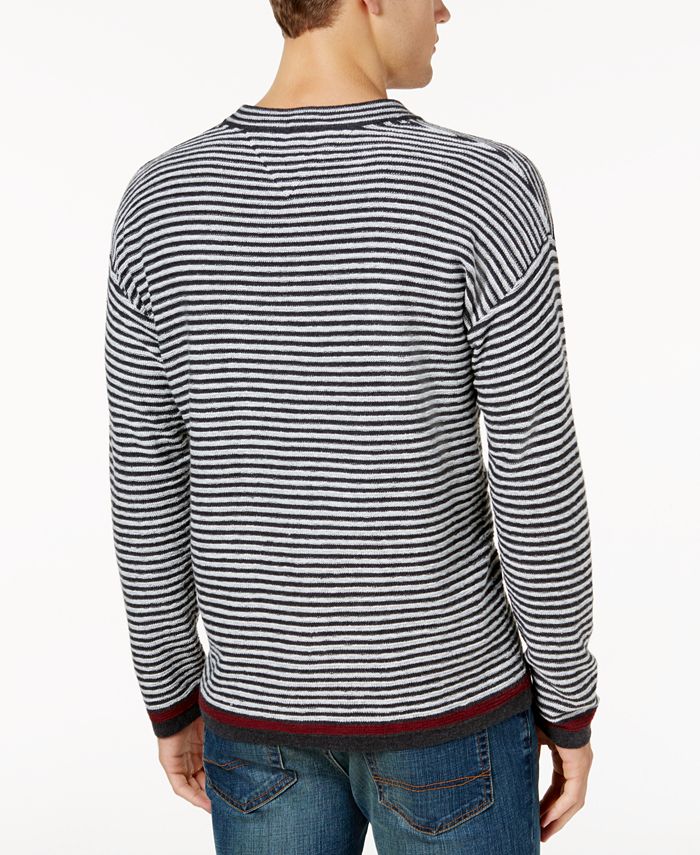 Tommy Hilfiger Men's Donald Stripe Sweater - Macy's