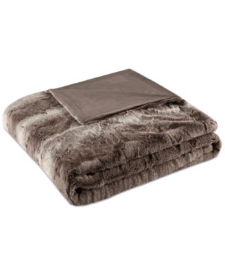 Zuri Faux-Fur Throw, 60" x 70"
