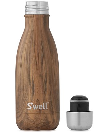 S'well- Stainless Steel Water Bottle - Teakwood: 25oz