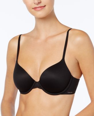 OO  PVH Brands Calvin Klein Perfectly Fit T-Shirt Bra - Bare