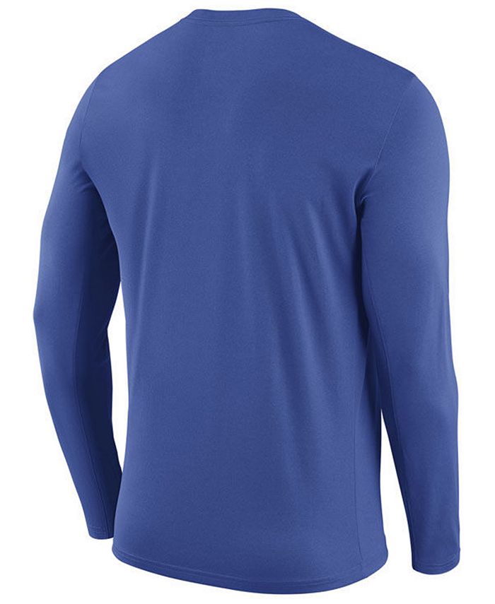 Nike Men's Duke Blue Devils Legend Sideline Long Sleeve T-Shirt - Macy's