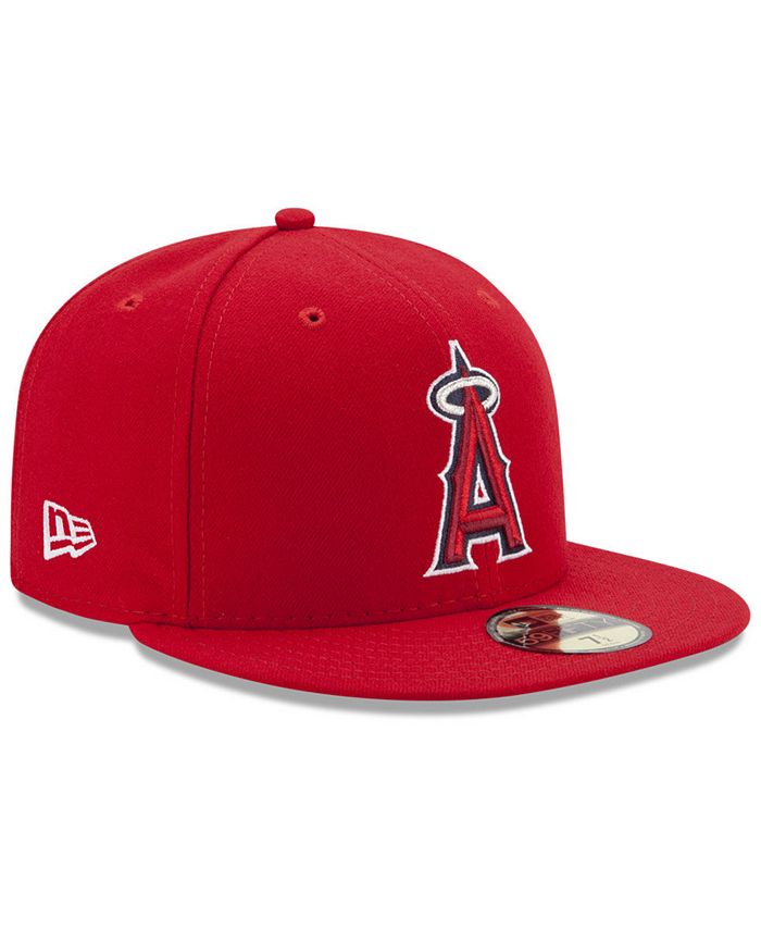 New Era Los Angeles Angels Authentic Collection 9-11 Patch 59FIFTY ...